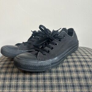 Converse Chuck Taylor All Star Low Women 7.5 Black M5039 Good Monochrome Sneaker